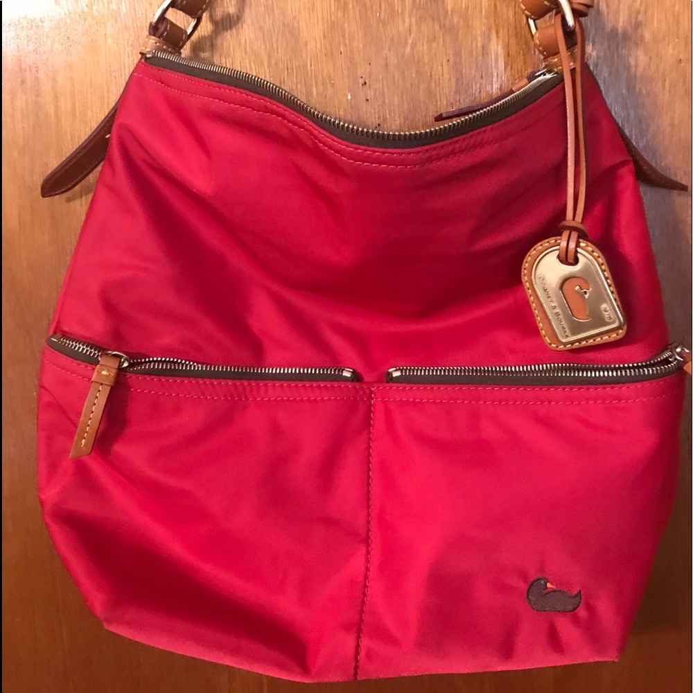 COPY - Dooney & Bourke nylon hobo.Never carried, NWOT